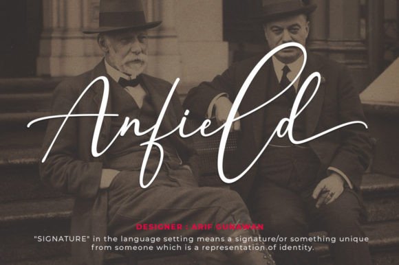 Anfield: A Handwritten Font That Makes Your Brand Feel Human