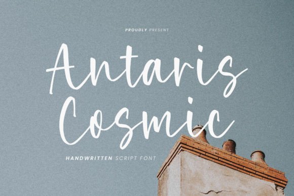 Antaris Cosmic: A Handmade Script Font That Elevates Digital Branding