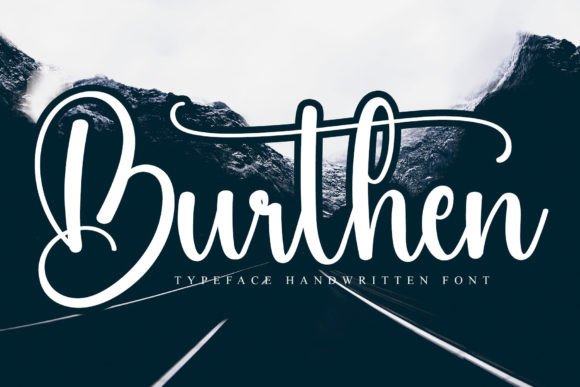 Burthen: A Sweet Handwritten Font for Joyful Campaign Moments