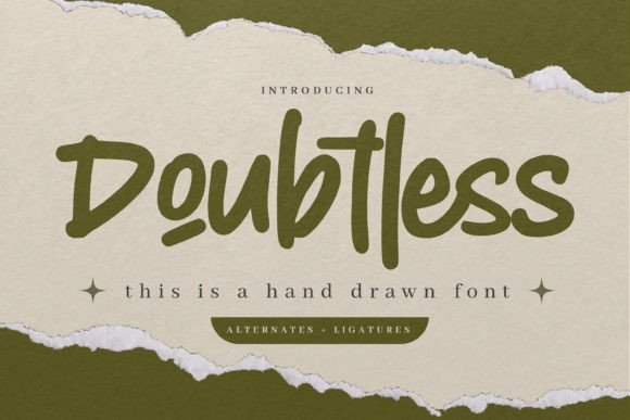 Doubtless Handwritten Font for Crafters & Sellers