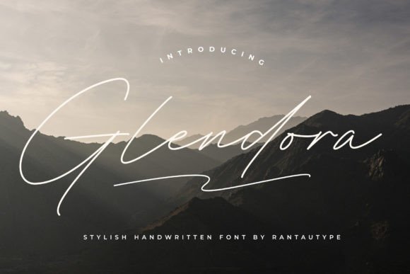 Glendora: A Script Font for Creative Crafters and Designers