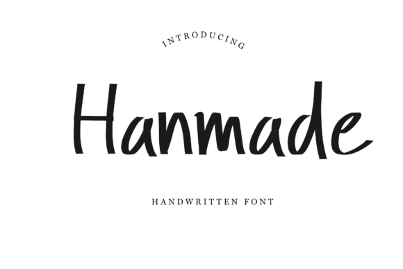 Hanmade: A Handwritten Font That Feels Like a Quiet Conversation