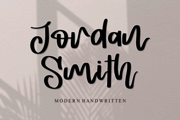 Jordan Smith Handwritten Font for Makers