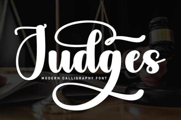 Judges Script Font for Handmade Labels & Invitations