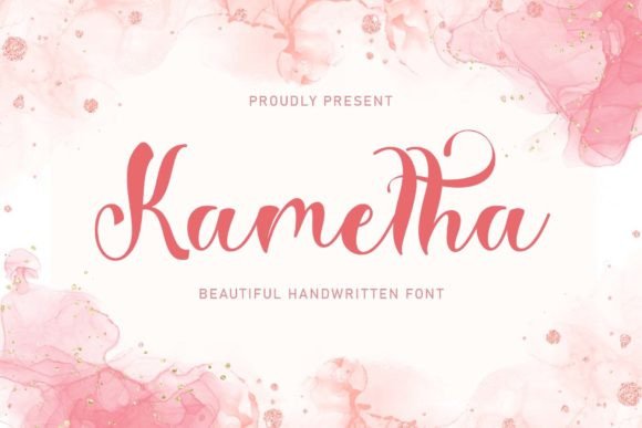 Kametha: The Handwritten Font That Elevates Your Digital Brand