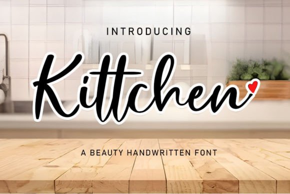 Kittchen: A Handwritten Font for Digital Design