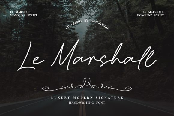 Le Marshall: A Script Font That Elevates Your Brand