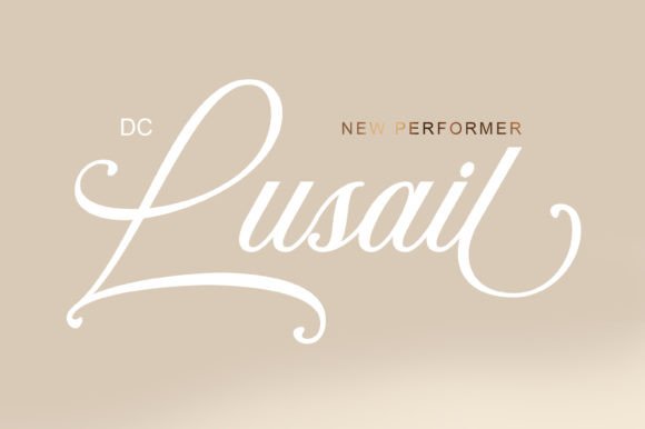 Lusail Font: A Playful Yet Polished Script for Brand Identity