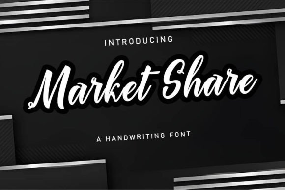 Market Share: A Script Font for Crafters and Product Creators