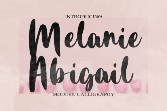 Melanie Abigail: A Refined Script Font for Digital Branding