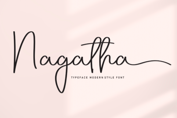 Nagatha: A Script Amp Font That Elevates Campaign Headlines