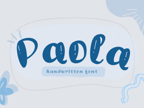 Paola: A Handwritten Script Font with Real Personality