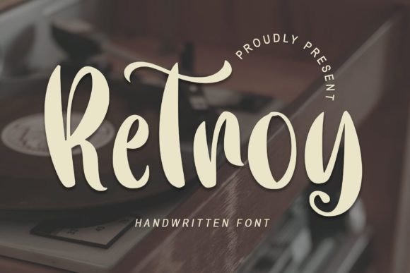 Retroy: A Handwritten Script for Creative Branding