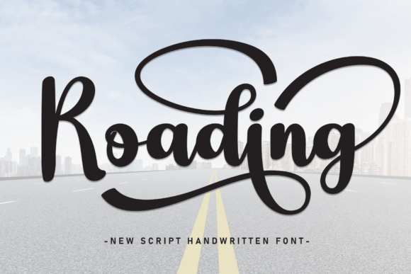 Roading Handwritten Font for Crafters & Sellers
