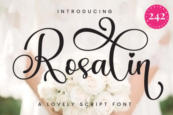 Rosalin: A Modern Romantic Script Font for Handmade Creators