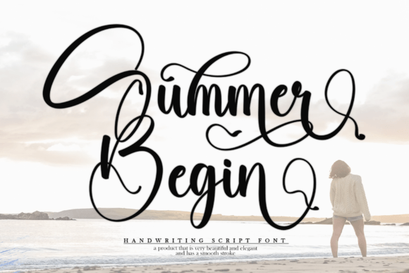 Summer Begin: An Elegant Handwritten Font for Brand Moments That Matter