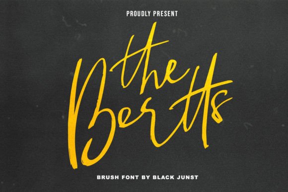 The Bertts: A Script Font That Earns Its Space in Real Campaigns