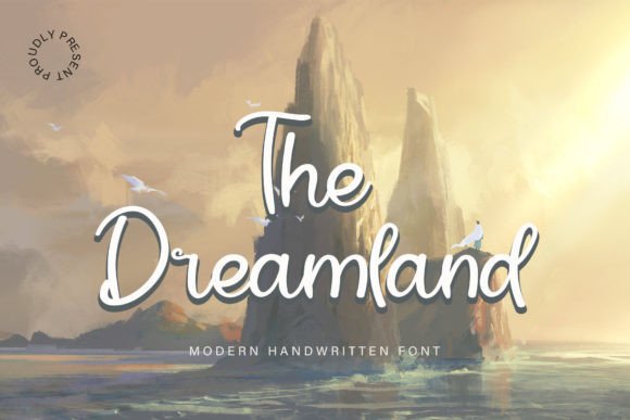 The Dreamland Typeface: A Delicate Script Font for Digital Elegance