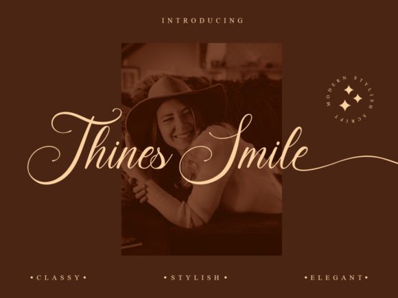 Thines Smile: A Font for Crafting Beauty and Branding