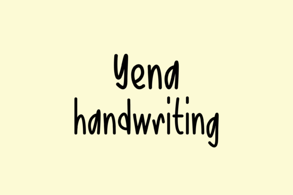 Yena: A Handwritten Font That Brings Personality to Branding